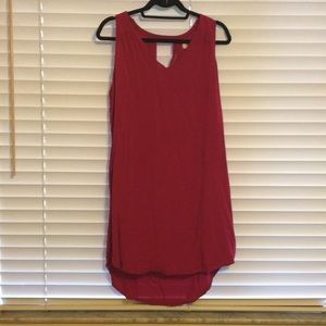 Hot pink shift dress